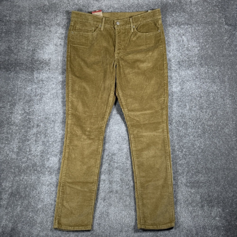 Levi's 311 Pants Women's 33x30 Brown Corduroy Shaping Skinny Mid-Rise Stretch